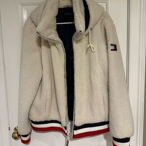 Tommy Hilfiger teddy white coat